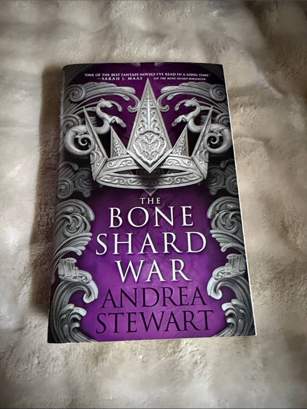 The Bone Shard War by Andrea Stewart - Purple Cover Fantasy Paperback